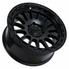 Set of 4 Tremor 104 Aftershock 17x8.5 8x6.5 0mm Satin Black Offroad Truck Wheels