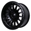 Set 4 17" Tremor 104 Aftershock Satin Black Wheels 17x8.5 8x6.5 0mm Truck Rims