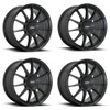 Set 4 Rotiform R168 Dtm 19x8.5 5x112 5x120 Satin Black Wheels 19" 45mm Rims