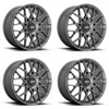 Set 4 Rotiform R166 Blq-C 19x8.5 5x112 Anthracite Wheels 19" 45mm Rims