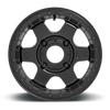 Set 4 Fuel UTV D922 Block Beadlock 15x6 4x137 Black Black Ring Wheels 15" 38mm