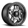 Set 4 Fuel UTV D918 Anza Beadlock 14x7 4x137 Matte Gun Metal Wheels 14" 13mm