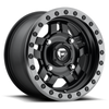 Set 4 Fuel UTV D917 Anza Beadlock 15x7 4x137 Matte Black Wheels 15" 38mm Rims