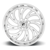 Set 4 24" Fuel UTV D203 Kompressor 24x7 4x156 13mm High Luster Polished Wheels