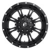 Set 4 Fuel D517 Krank 17x9 8x6.5 Matte Black Milled Wheels 17" 1mm Rims