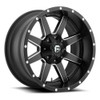 Set 4 Fuel D538 Maverick 18x9 8x6.5 Matte Black Milled Wheels 18" 1mm Rims