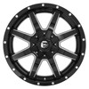 Fuel 1PC D538 Maverick 22x10 8x180 Matte Black Milled Wheel 22" -24mm Rim