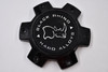 Black Rhino Hard Alloys Gloss Black w/ White Logo Wheel Center Cap Hub Cap PSC0286139BLAGBK1 5.5"