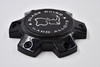 Black Rhino Hard Alloys Gloss Black w/ White Logo Wheel Center Cap Hub Cap PSC0286139BLAGBK1 5.5"