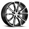 Petrol P5A 18x8 5x4.5 Gloss Black W/ Machined Cut Face Wheel 18" 40mm Rim