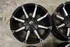 Set 4 20" Fuel D556 Coupler 20x10 5x4.5 5x5 -12mm Wheels Matte Black Double Rims Lifted Offroad Truck SUV