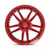 Set 4 Asanti Black ABL-33 Reign 20x10.5 5x4.5 Candy Red Wheels 20" 38mm Rims