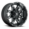 Set 4 Fuel UTV D567 Lethal 15x7 4x137 Matte Black Milled Wheels 15" 13mm Rims