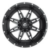 Set 4 Fuel UTV D567 Lethal 15x7 4x137 Matte Black Milled Wheels 15" 13mm Rims