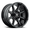 Set 4 20" Fuel D575 Coupler 20x9 8x170 1mm Wheels Gloss Black For Ford Rims