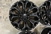 Set 4 17" Fuel D576 Assault 17x9 5x4.5 5x5 Gloss Black Milled Wheels -12mm Rims