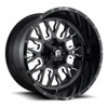 Set 4 Fuel UTV D611 Stroke 18x7 4x156 Gloss Black Milled Wheels 18" 13mm Rims