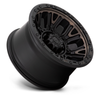 Set 4 Fuel  D824 Traction 20x10 8x170 Matte Black Double Tint Wheels 20" -18mm