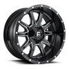Set 4 20" Fuel D627 Vandal 20x9 5x5.5 5x150 1mm Wheels Gloss Black Milled Rims
