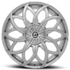 Set 4 28" Azara AZA-504 Chrome Wheels 28x9.5 5x115/5x120 15mm Rims