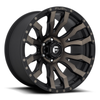 Set 4 18" Fuel D674 Blitz 18x9 6x5.5 Matte Black Double Tint Wheels 20mm Rims