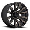 Set 4 22" Fuel D674 Blitz 22x10 6x135 Matte Black Double Tint Wheels -18mm Rims
