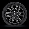 Set 4 Fuel D679 Rebel 18x9 6x4.5 Matte Black Wheels 18" 20mm Rims
