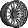 Set 4 Fuel  D680 Rebel 20x10 8x6.5 Gun Metal Black Bead Ring Wheels 20" -18mm