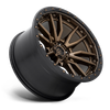 Set 4 Fuel D681 Rebel 20x10 6x5.5 Bronze Black Bead Ring Wheels 20" -18mm