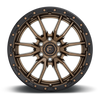Set 4 Fuel D681 Rebel 20x10 6x135 Bronze Black Bead Ring Lifted Wheels 20" -18mm