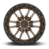 Set 4 Fuel D681 Rebel 22x10 8x180 Bronze Black Bead Ring Lifted Wheels 22" -18mm