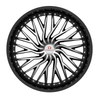 20" Cavallo CLV-43 Gloss Black & Machined Wheel 20x8.5 5x112 5x4.5 35mm Rim