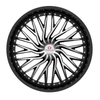 20" Cavallo CLV-43 Gloss Black & Machined Wheel 20x8.5 5x4.5 5x120 35mm Rim