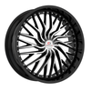 Set 4 22" Cavallo CLV-43 Gloss Black & Machined Wheels 22x9.5 5x115 5x120 15mm