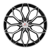 22" Cavallo CLV-44 Gloss Black Machined 22x9.5 6x135 6x5.5 25mm Truck SUV Wheel