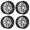 Set 4 22" Cavallo CLV-45 Gloss Black & Machined Wheels 22x8.5 5x108 5x4.5 38mm Set 4 22" Cavallo CLV-45 Gloss Black & Machined Wheels 22x8.5 5x108 5x4.5 38mm