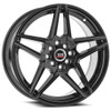 17" Spec-1 SP-54 Gloss Black Wheel 17x7.5 5x112 5x4.5 42mm Rim