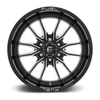 Set 4 17" Fuel D761 Clash 17x9 6x135 Gloss Black Milled Wheels -12mm Lifted Rims