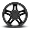Set 4 Fuel D763 Sfj 20x12 5x4.5 5x5 Matte Black Wheels 20" -44mm Rims