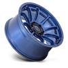 Set 4 Fuel D794 Variant 17x9 5x5 Dark Blue Wheels 17" 1mm Rims