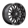 Set 4 22" Fuel D795 Arc 22x10 8x6.5 Gloss Black Milled Wheels -18mm Lifted Rims