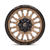 Set 4 22" Fuel D797 Arc 22x12 8x170 Platinum Bronze Black -44mm Lifted Wheels