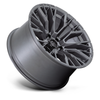 Fuel 1PC D848 Rebar 22x12 6x5.5 Matte Gunmetal Wheel 22" -44mm Rim