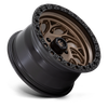 Fuel 1PC D841 Runner OR 15x8 5x5.5 Bronze With Black Ring Wheel 15" -19mm Rim