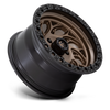 Fuel 1PC D841 Runner OR 15x10 5x4.5 Bronze With Black Ring Wheel 15" -43mm Rim