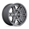 Set 4 Fuel D838 Slayer 17x8.5 5x5 Matte Gunmetal Wheels 17" -15mm Rims