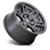 Set 4 Fuel D838 Slayer 17x8.5 5x5 Matte Gunmetal Wheels 17" -15mm Rims