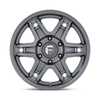 Set 4 Fuel D838 Slayer 17x8.5 5x5 Matte Gunmetal Wheels 17" -15mm Rims