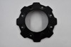 Fuel Wheels Matte Black w/ Chrome Cosmetic Screws Wheel Center Cap Hub Cap 1001-63B(OE) 8" 8 Lug Bolt On, No Logo/Inset
