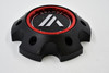 Asanti Off Road Matte Black w/ Red, Chrome & Black Logo Wheel Center Cap Hub Cap T130L140-6-H34-S1 5.5" 6 Lug
